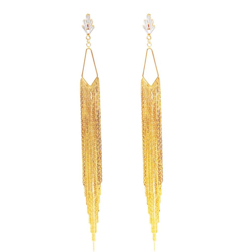 Hart Ard Deco Drop Earrings